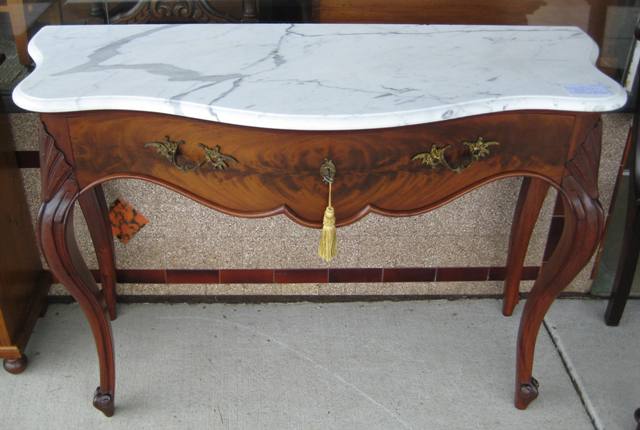 Mahogany Console Table   SOLD